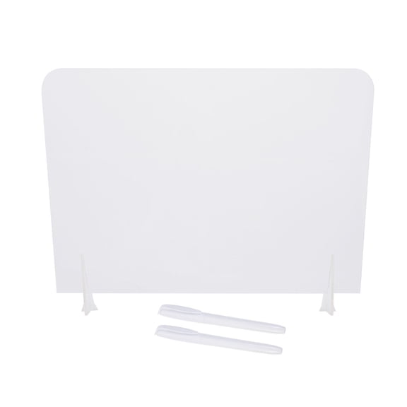 Luxshiny 1Set Acrylic Dry Erase Memo Board Transparent Tabletop Note Board for Home Use