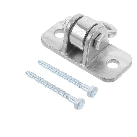 Luxshiny 1Set Adjustable Galvanized Iron Swing Hanger Bracket Heavy Duty Ceiling Mount for Porch and Garden