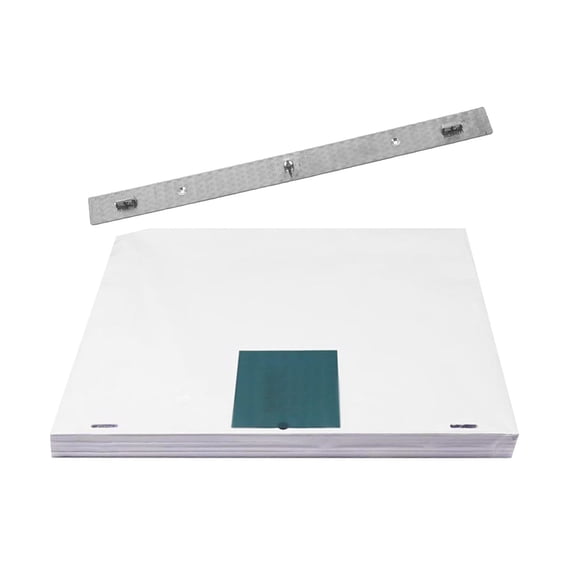 Luxshiny 1Set Animation Pegbar Supply Metal Drawing Ruler for Professional Animation Paper Positioning