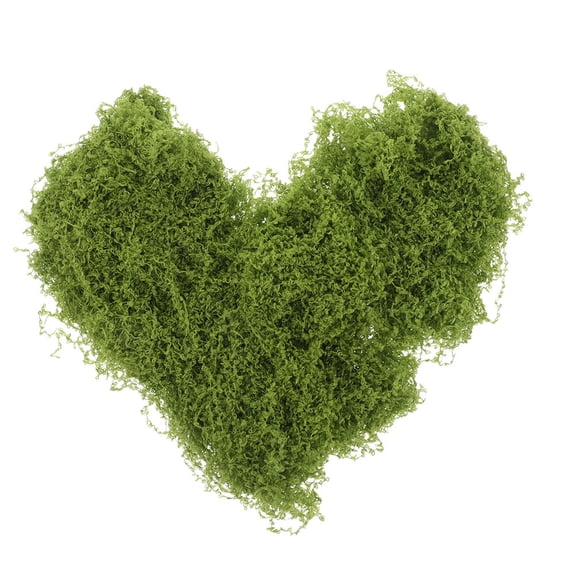 Luxshiny 1Set Artificial Moss for Crafts Light Green Polyester Moss for Indoor and Outdoor Decorative Landscaping
