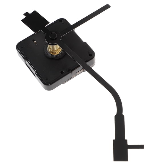 Luxshiny 1Set High Precision Black Clock Repair Kit with Mute Quartz Clock Movement