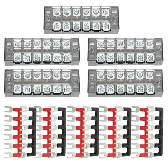 Luxshiny 1Set Screw Terminal Block for Organized Car Electrical Wiring
