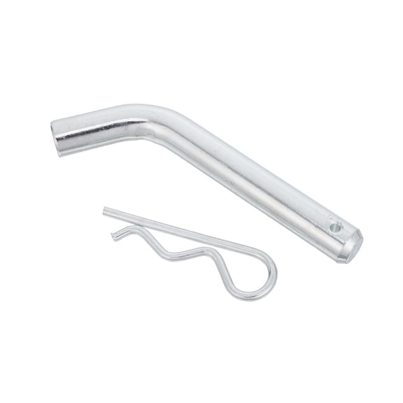 Luxshiny Heavy Duty Cargo Trailer Locking Hitch Pin with Clip, Plated Steel Anti-Theft Security for Utility Trailers