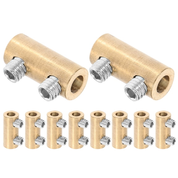 Luxshiny Copper Wire Connector Nut Kit, High Load Capacity Electrical Connector Nuts, Golden , 1 Set
