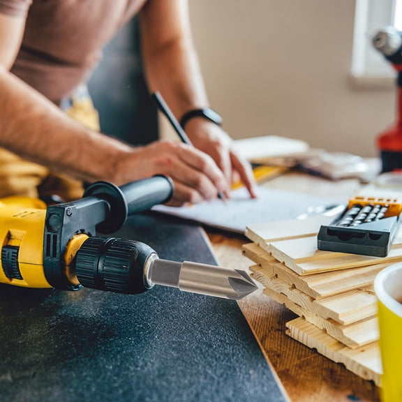 Luxshiny 1Set Countersinking Drill Set with Five Blade Design for Smooth and Firm Use