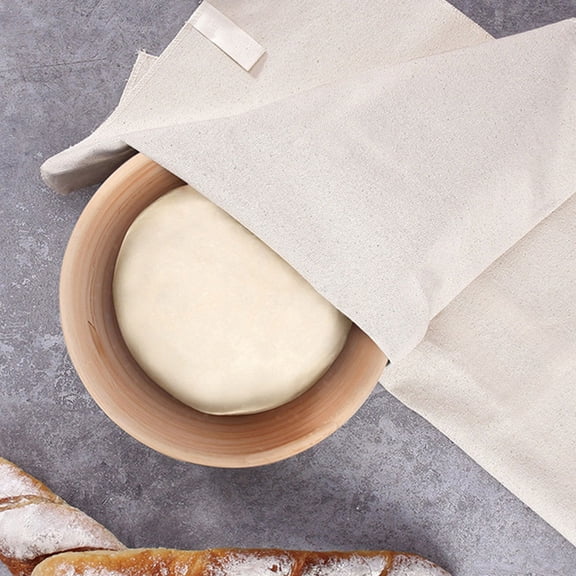 Luxshiny Dough Sheet Cloth Set, Cotton Canvas Baking Mat for Bread Making, and Reusable Kitchen Tool for Home Bakers