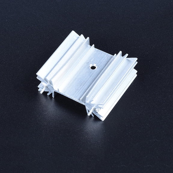 Luxshiny 1Set Durable Aluminum Voltage Regulator Heat Sink Plated Cooler Fin for Electronics
