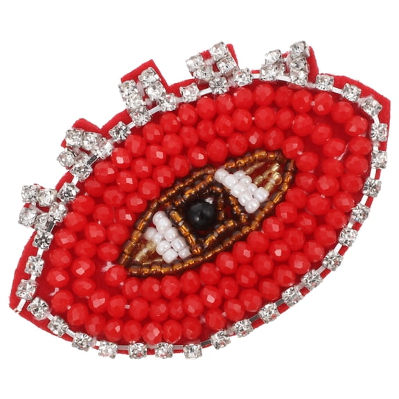 Luxshiny Red Patch Stickers Set for Clothes, Bags, Garments - Stylish Decoration, Hole Repair, and Fashion Accessories