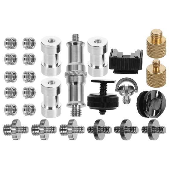 Luxshiny 1Set Metal 1 4 Inch Camera Mount Screw for Bike Tripod Mount Replacement