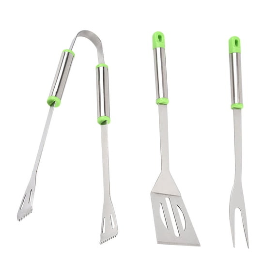 Luxshiny 1Set Multi-Function Grill Tong Ergonomic Silver Grill Supply for Barbecue Parties