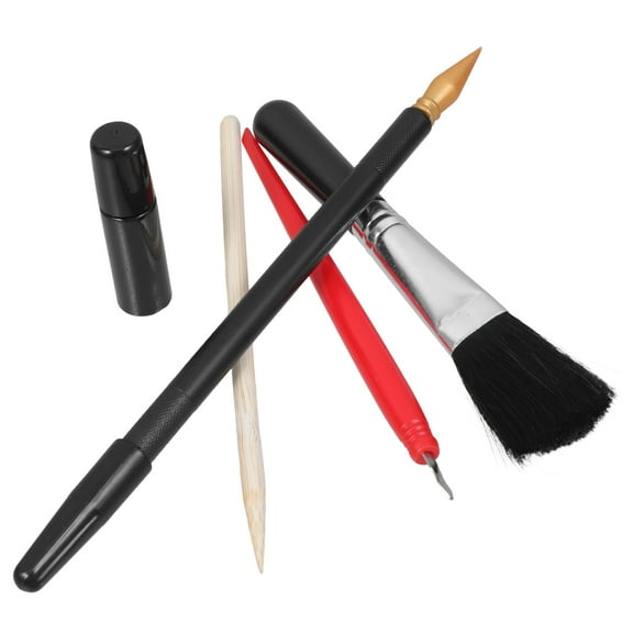 Luxshiny 1Set Multi Use Scratch Paper Art Pens with Ergonomic Grip for Scratch Painting Projects