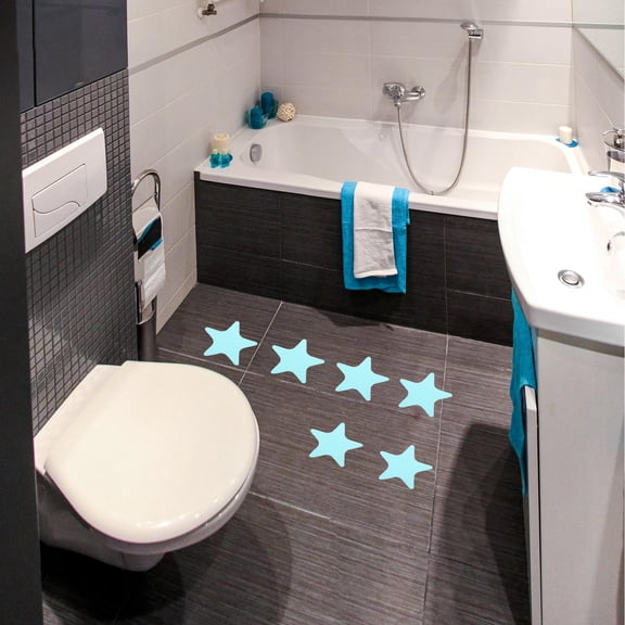 Luxshiny Non- Bathtub Decals Set with PEVA Material for Shower, Bath, and Pool Safety