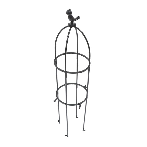 Luxshiny 1Set Black Climbing Plant Support Rack Outdoor Flowerpot Garden Accessory