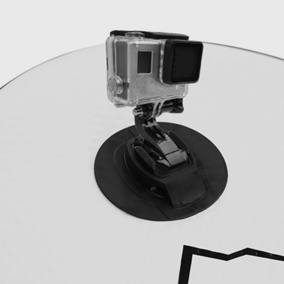 Luxshiny 1Set Outdoor Surfboard Camera Mount Base Durable PVC Plastic Action Camera Mount Kit
