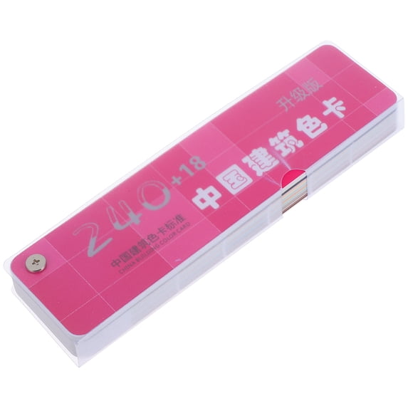 Luxshiny 1Set Paint Color Sample Cards Bulk Portable Multi Color Accurate Matching for Walls and Furniture