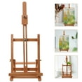 thumbnail image 1 of Luxshiny 1Set Picture Easel Stand Wooden Adjustable Angle Display Rack Khaki For Artists Beginners, 1 of 8