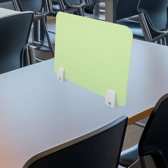 Luxshiny 1Set Classroom Desk Divider Green PVC Protective Screen Panel for Student Desks