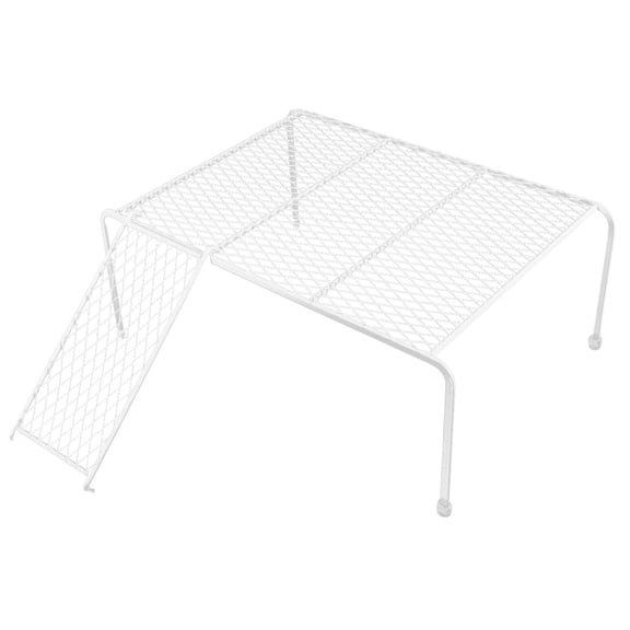 Luxshiny White Metal Chicken Holder Rack - Stable Platform for Pet Exercise and Poultry Care, 1 Set Practical