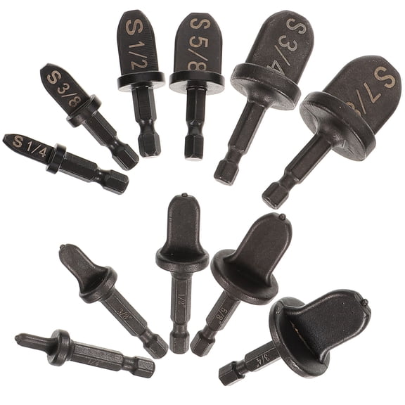Luxshiny 1Set Professional Swaging Tool Drill Bit Set for Air Conditioner Tube Expanding and Flaring