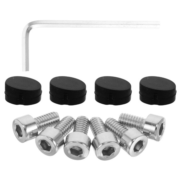 Luxshiny 1Set Weather Resistant Front Fork Protection Shell with Durable Rubber Cap and Screw Covers