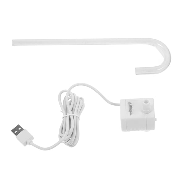 Luxshiny 1Set White USB Aquarium Water Pump with Simple Setup for Cooling and Irrigation