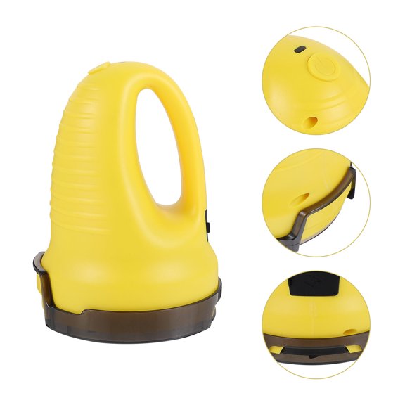 Luxshiny 1Set Yellow Electronic Car Snow Scraper with USB Charging and ABS Material for Winter Cleanup