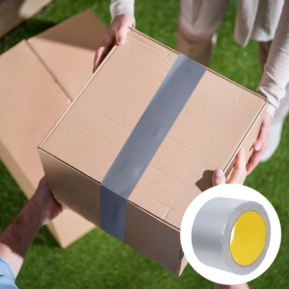 Luxshiny 1Set of Moving Tape for Packaging Waterproof Grey Polyethylene Roll