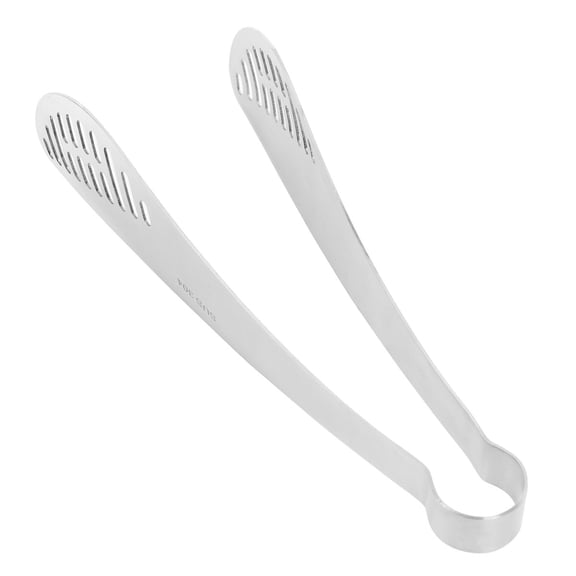 Luxshiny 1pc Stainless Steel BBQ Tongs Wear Resistant Kitchen Gadget for Bar