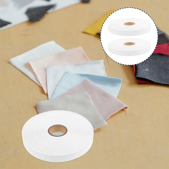 Luxshiny 2 Rolls of Clothing Labels Nylon Printable Size Marking for Business Owners