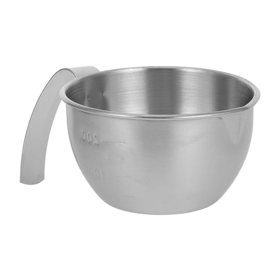 Luxshiny 200 Ml Stainless Steel Measuring Jar with Handle for Baking Mixing and Precise Ingredient Measurement