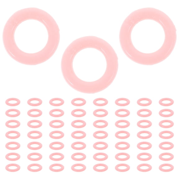 Luxshiny 2000pcs Stitch Counting Marker Rings Plastic Pink Marking and Counting Tools for DIY Projects