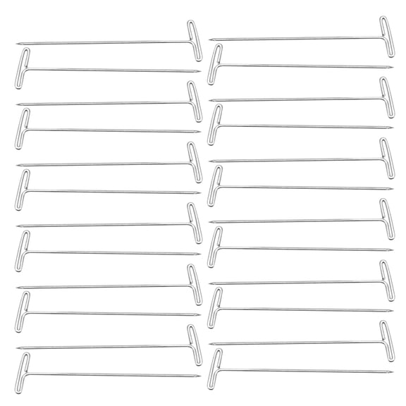 Luxshiny 200Pcs Wear Resistant Wig Pins for Hair Extension Portable Blocking Needle Easy to Use