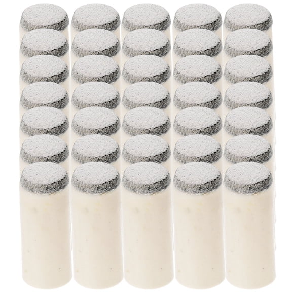 Luxshiny 200Pcs White Pool Cue Tips Replacement Kit Durable for Daily Billiards Use
