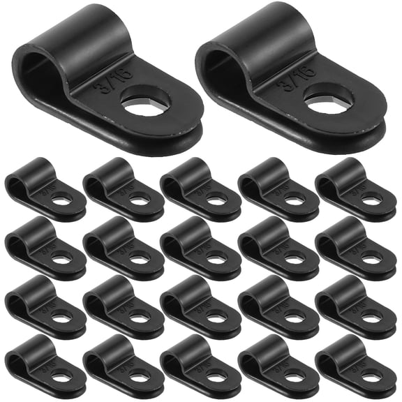 Luxshiny 200Pcs Screw Fixation Wire Holders for Indoor and Outdoor Cable Management