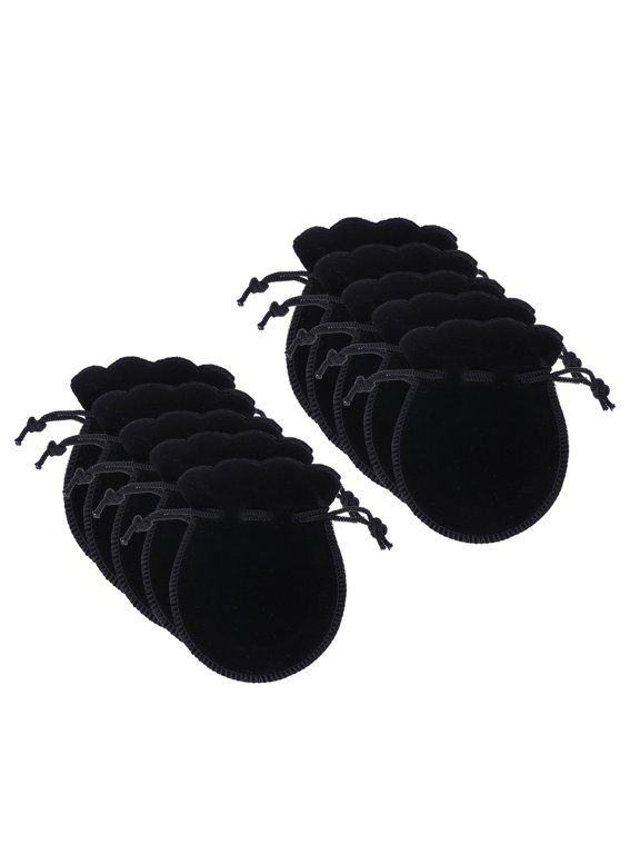 20-Pack Small Flannel Jewelry Bags with Drawstring Closure, Perfect Storage Pouches for Women Accessories