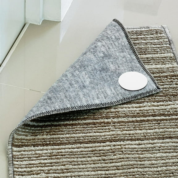 Luxshiny 20Pairs Black Self Adhesive Round Hook and Loop Fasteners for Carpet and Tablecloth