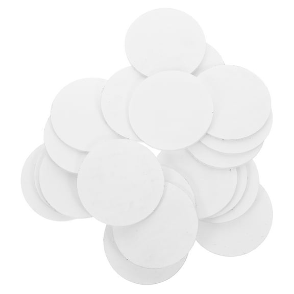 Luxshiny 20Pairs White Self Adhesive Hook and Loop Round Fastener Dots for Bed Sheets and Carpet Use