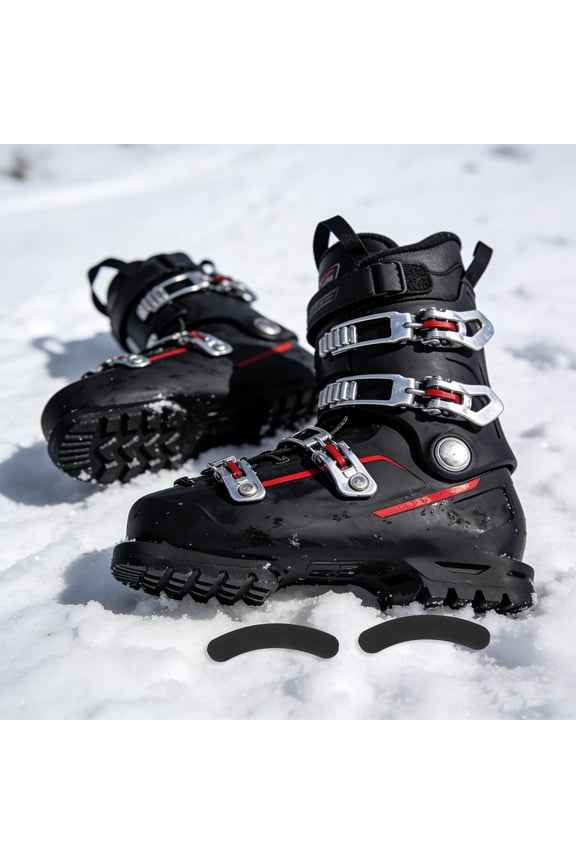 20Pcs Black Ski Boot Foam Padding Inserts Self Adhesive Ankle Cushion for Sports Use