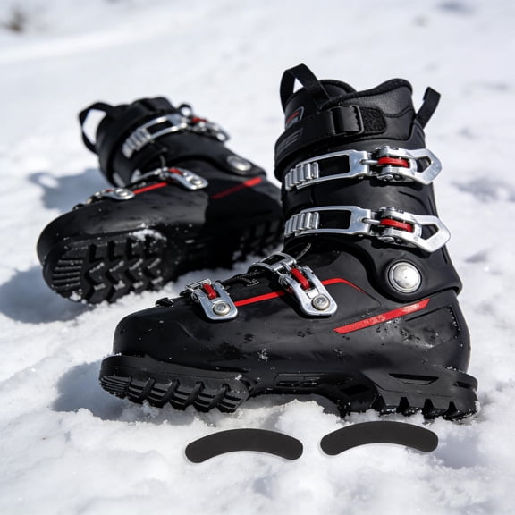 Luxshiny 20Pcs Black Ski Boot Foam Padding Inserts Self Adhesive Ankle Cushion for Sports Use