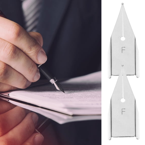 Luxshiny 20-Pack Metal Nibs Set, Steel Pen Tips for Artists, , Office and Craft Use