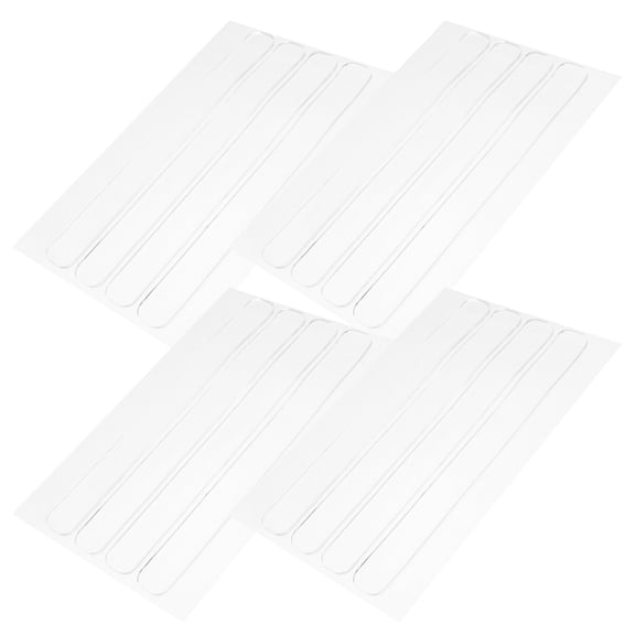 Luxshiny 20Pcs Clear Self Adhesive Silicone Edge Protectors for Cabinet Door and Wall Protection