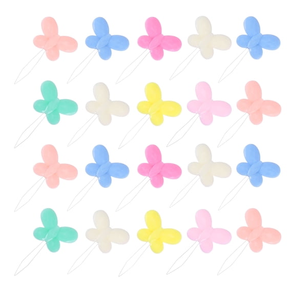 Luxshiny 20Pcs Sewing Needle Threader Tool for Hand and Machine Use with Durable Plastic Handle