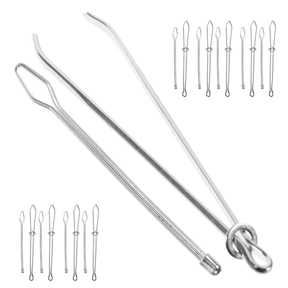 Luxshiny 20Pcs Sewing Threaders Metal Drawstring Puller Threading Tool for Sweatpants and Hoodies