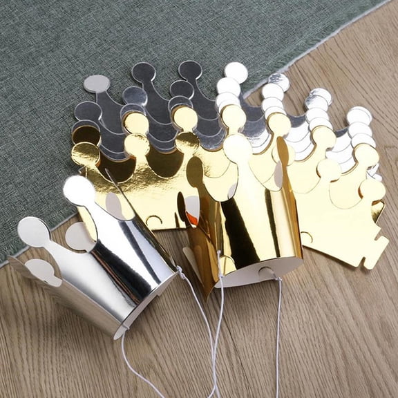 Luxshiny 20 Pcs Birthday Party Crown Hats for Family and Friends Birthday Fun