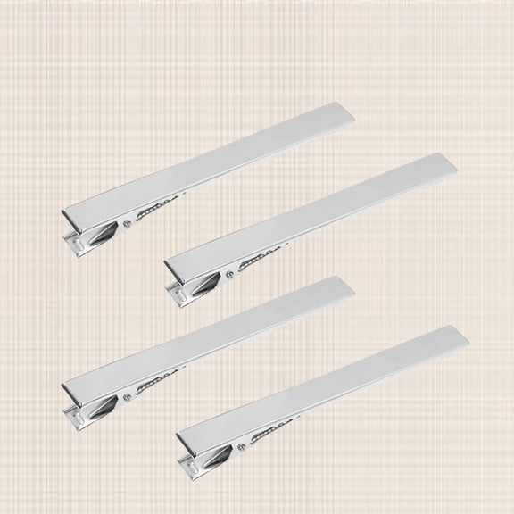 Luxshiny 20Pcs Silver Alligator Clips Metal Teeth Clips for Hair Sectioning and Styling