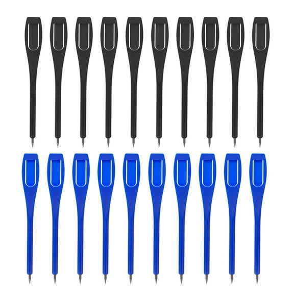 Luxshiny 20Pcs Small Plastic Golf Pencils Accurate Scoring Tool for Golfing Sessions