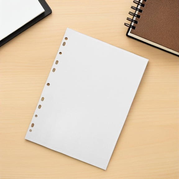 Luxshiny 20Pcs White Double Sided Sticker Release Paper A4 Blank Refills for Sticker Collecting