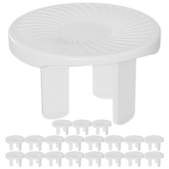 Luxshiny 20Pcs White Electrical Outlet Covers Sleek Design Easy Removal