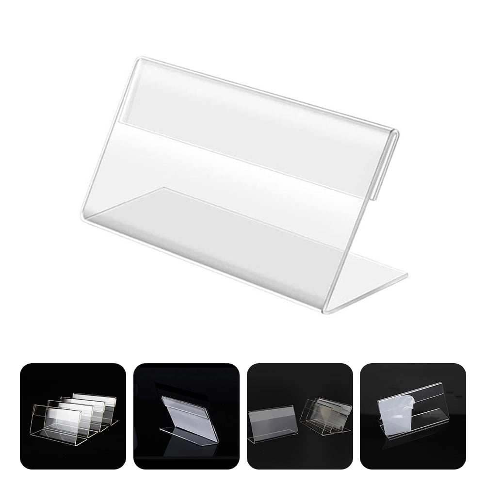 Luxshiny 20pcs Price Display Stands for Desktop, Sign Holders for ...