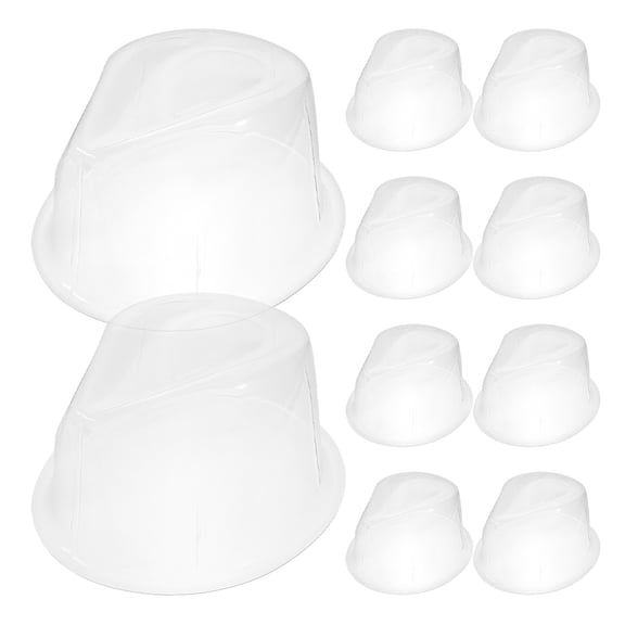 Luxshiny 20pcs Plastic Hat Rack Display Stand for Home, Collectors, and Hat Storage Organizer